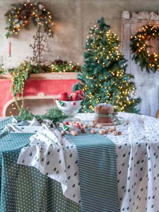 Tovaglia Alberi di Natale 