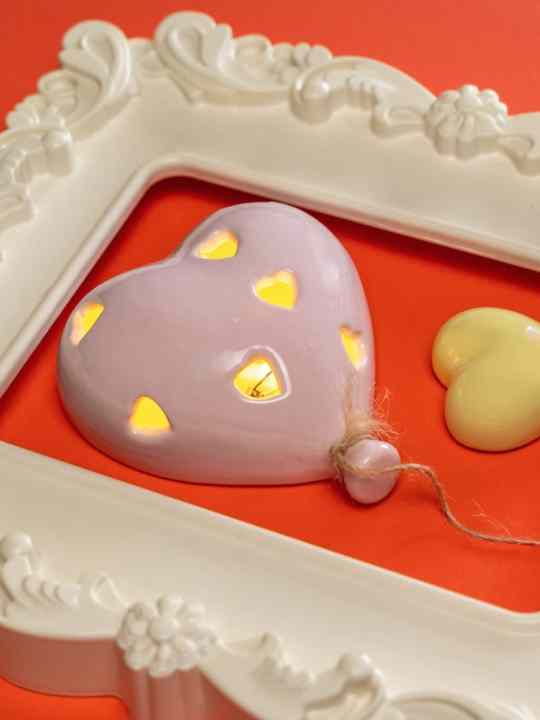 Palloncino cuore con led 