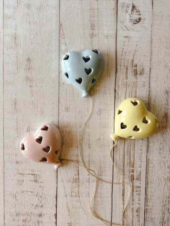 Palloncino cuore con led 