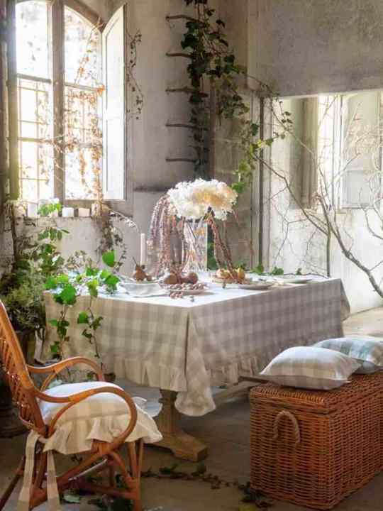 Tovaglia beige “Bolgheri” – Blanc Mariclo’