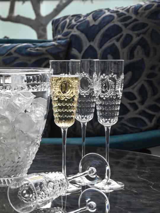Set 6 flute champagne 