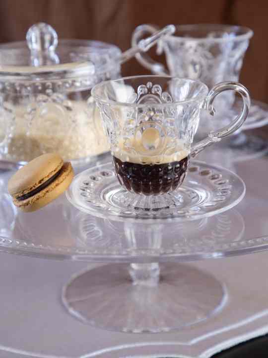 Set 2 tazzine caffè & piattino 