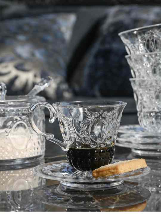 Set 2 tazzine caffè & piattino 