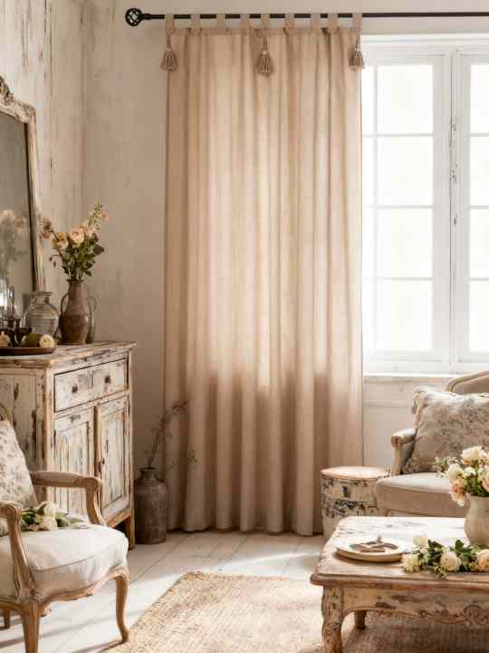  Blanc Mariclò - Tenda beige 