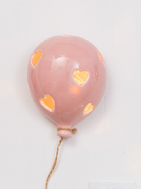Palloncino rosa con led 