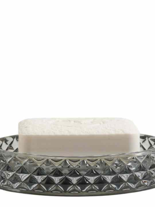 Porta Sapone grigio 