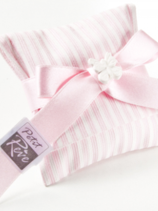 Busta righe rosa
