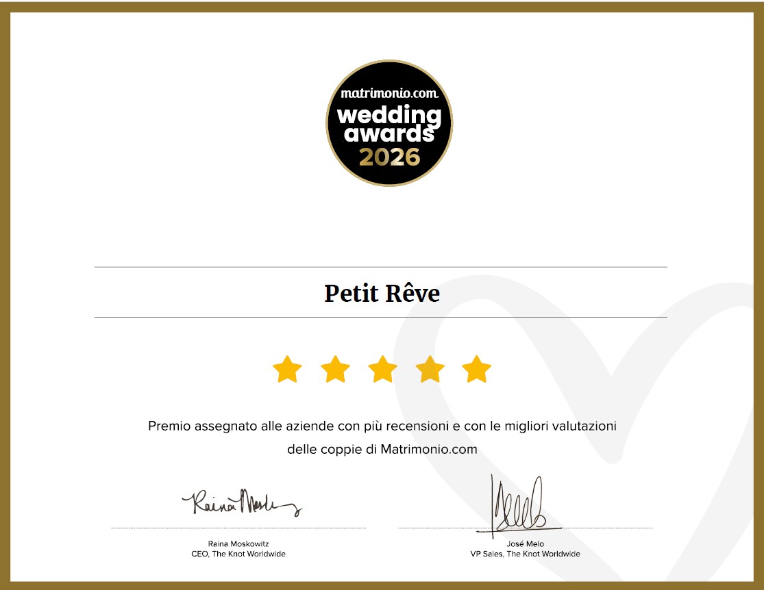 Wedding Awards Petit Reve Bomboniere matrimonio 2026